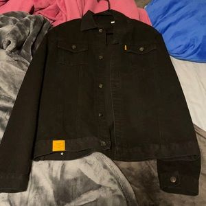Black button up